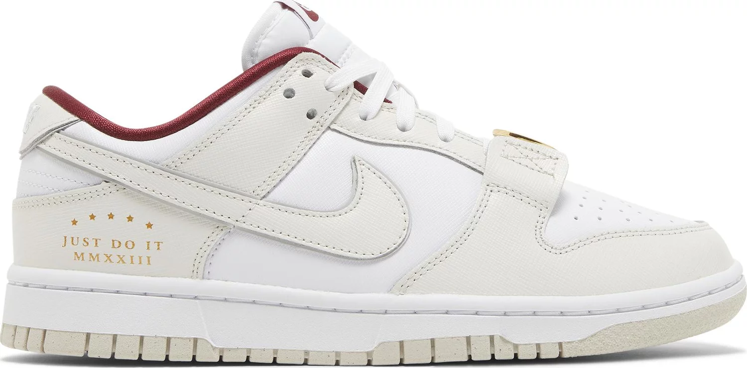 WMNS Nike Dunk Low SE Sisterhood White Phantom Team Red DV1160-100 женские 5