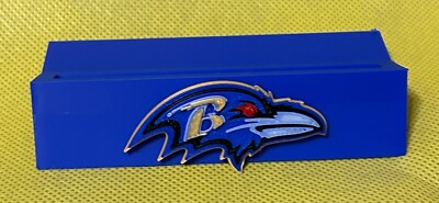 Set of 2 ~ Baltimore Ravens Blue Trading Card Display Stands for One Touch
