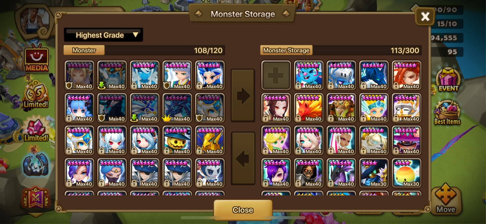 Summoners war global End game 34 born nat 5