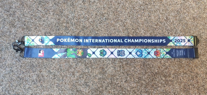 Pokemon International Championships 2025 Euic Ogerpon Lanyard SchlÃ¼Sselband