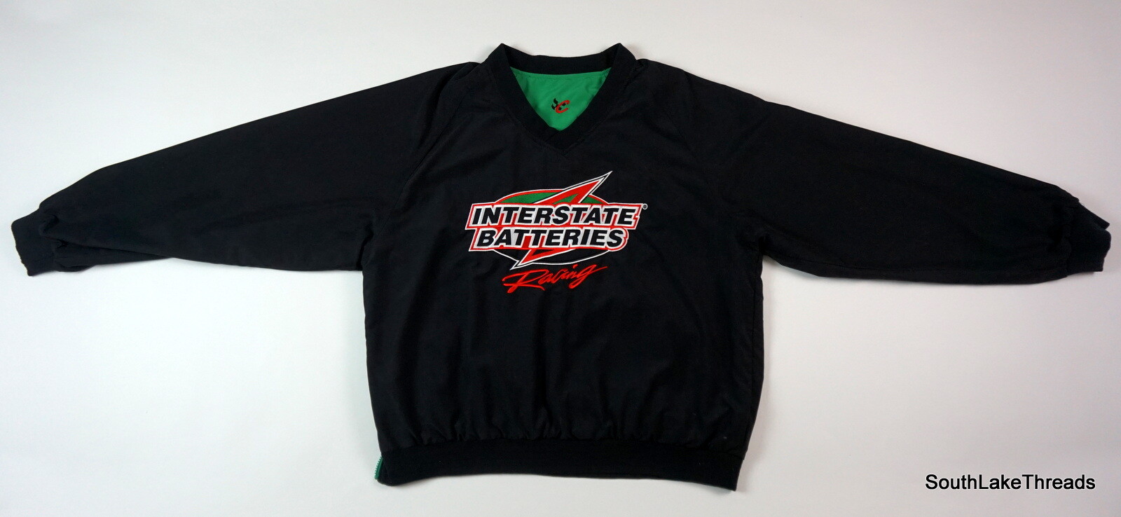 Interstate Batteries Racing #18 Bobby Labonte Reversible Windbreaker Pullover XL