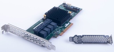 Adaptec ASR-71605 HBA Mode 6Gb SAS/SATA UnRaid Both Brackets