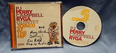 PJ PERRY CAMPBELL RYGA QUINTET - Joined At The Hip, CD, EX cond. SIGNED by Cam