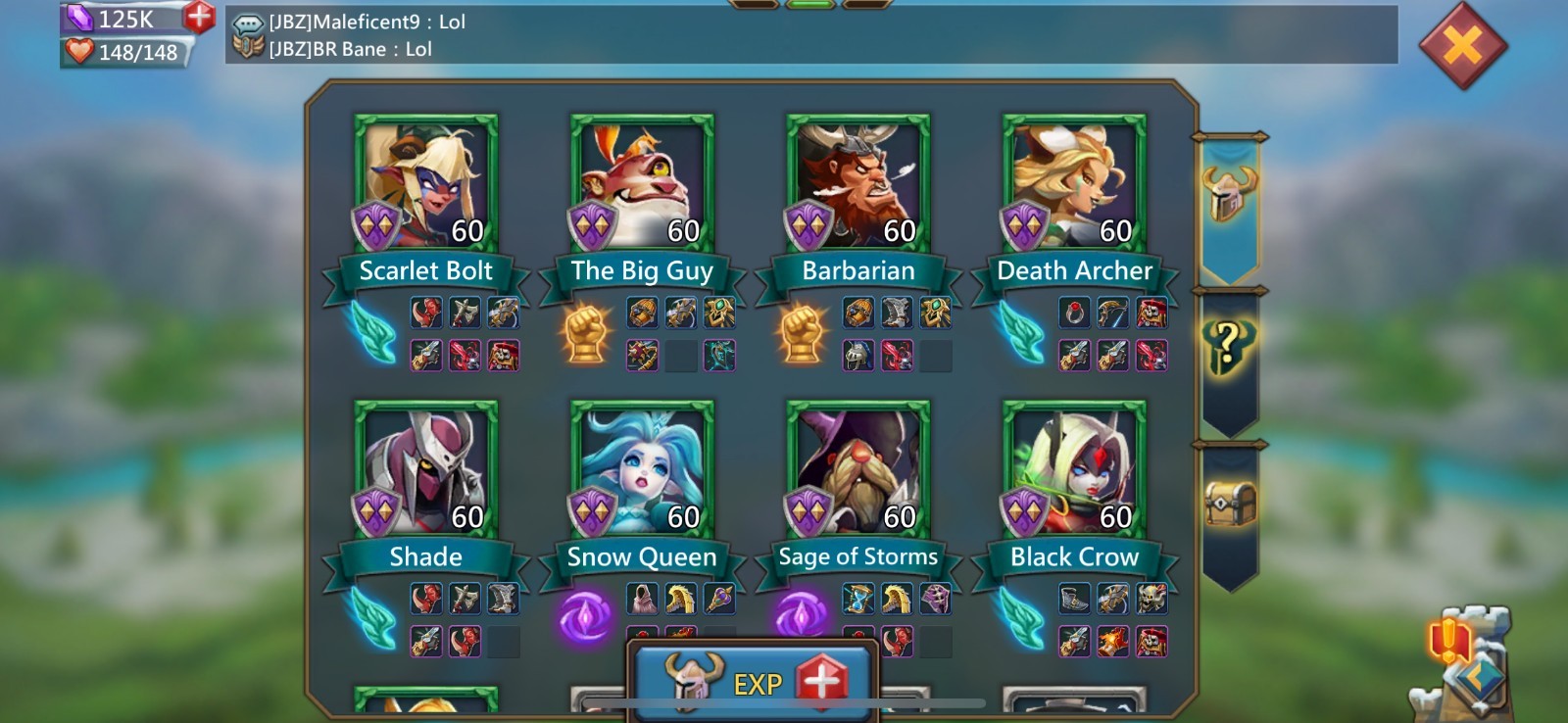 Lords mobile account 119m T4