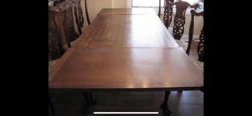 Antique oak dining set from Europe !!!