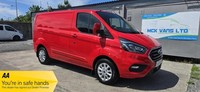 2018 Ford Transit Custom LIMITED 280 L1 H1 2.0 TDCI 130PS EU6 SWB Panel Van Dies