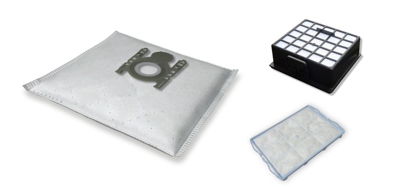 10 Staubsaugerbeutel + Filter-Set FÃ¼R Siemens Vs06gp1266/03 Vs06g1812/03 Hepa