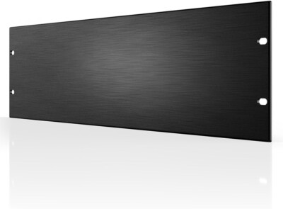 AC Infinity Rack Panel Accessory Blank 3U Space Premium Black Aluminum - 2-PACK