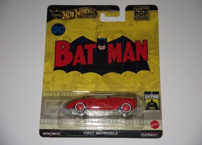 ホットウィール SDCC BATMAN FIRST BATMOBILE Hot Wheels Batman 1st Appearance Batmobile 1939 Cadillac Red