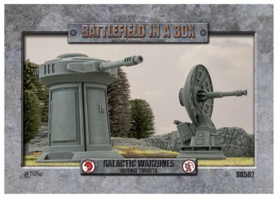 Gale Force Nine: Battlefield in a Box: Galactic Warzones: Defense Turrets