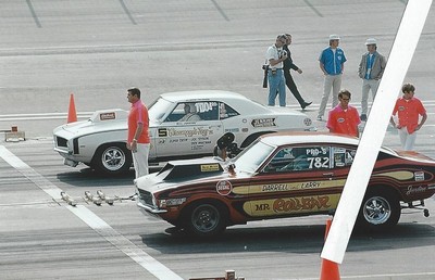  1970s Drag Racing-Bill Jenkins' ''Grumpy's Toy VI'' vs D. Droke's ''MR ROLLBAR''