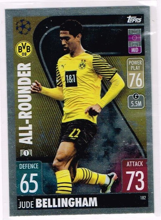2021-22 TOPPS MATCH ATTAX ALL ROUNDER SILVER #182-Jude