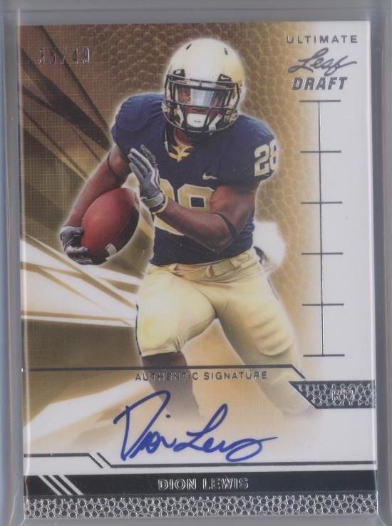 2011 Leaf Ultimate Draft Dion Lewis #U-DL2