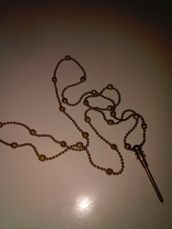 Antique Ornate Perfume Pendant ... Brass, Copper, Silver and Gold Metal