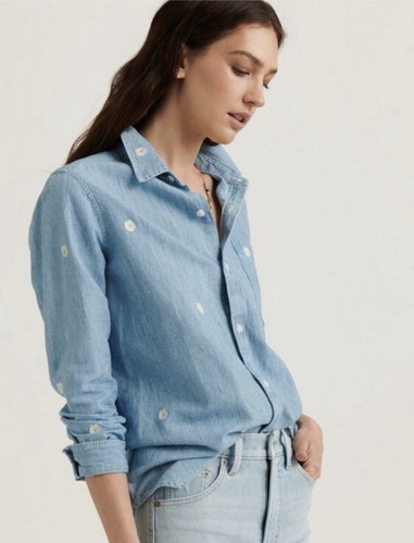 ラッキーブランド Lucky Brand Relaxed Cami レディース シャツ トップス Oil Blue $_12.JPG?set_id=880000500F