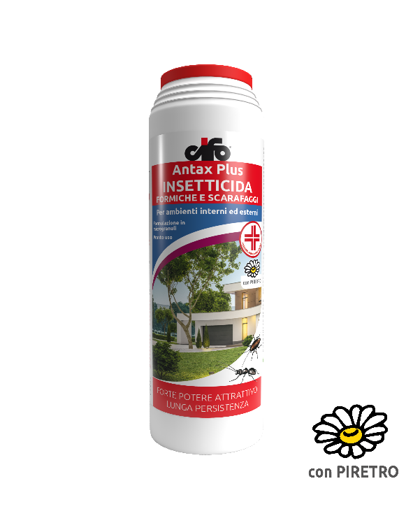 INSETTICIDA CONTRO FORMICHE SCARAFAGGI PER INTERNO ESTERNO ANTAX PLUS 1 kg CIFO