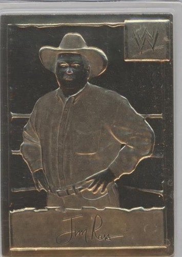 1999-2005 Danbury Mint 22k Gold WWF/E - Jim Ross #19