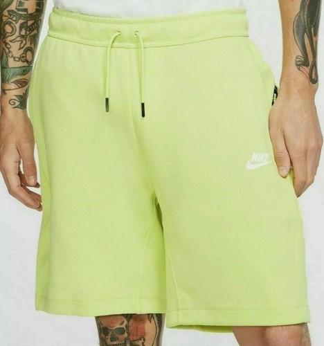 Nike Sportswear Tech Fleece Shorts Limelight Mens Size XXL 928513