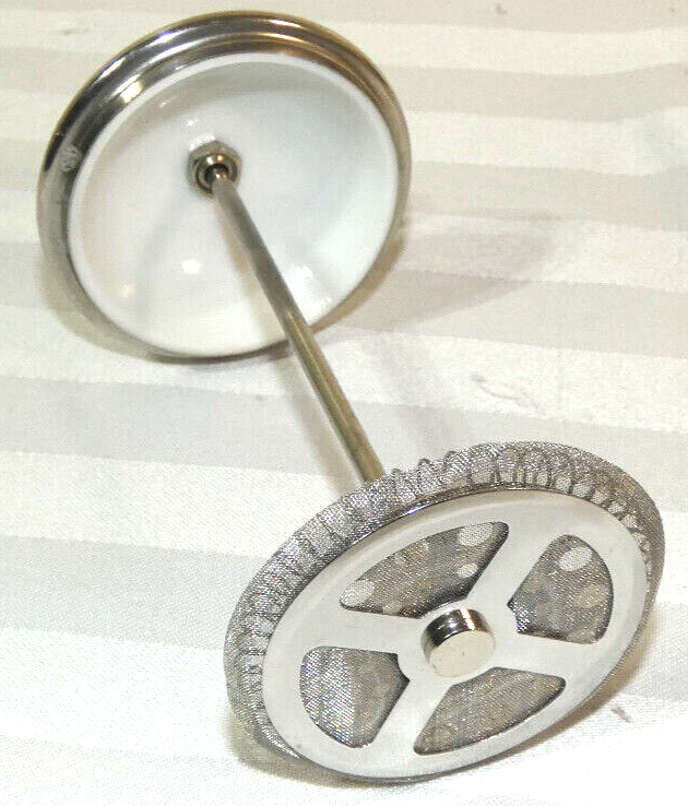 French Coffee Press 12 Ounce Chrome Vintage Fun