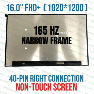 16'' Asus ROG Zephyrus M16 GU603H GU603HM GU603HR LED LCD Screen 40 Pin 165Hz