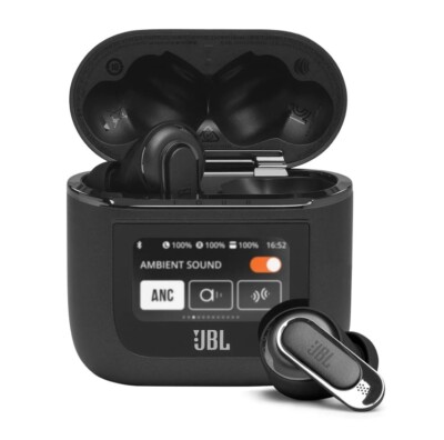 JBL Tour Pro 2 Noise Canceling Bluetooth In-Ear Headphones - Black
