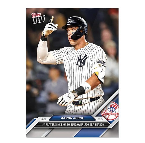 その他 Topps Now Aaron Judge - 2024 MLB 416 SP Aaron Judge - 2024 MLB TOPPS NOW Card 555 - 300th HR - Blue