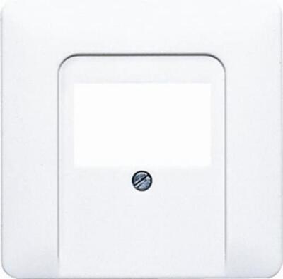 Jung Abdeckung CD569TWW - für TAE-Anschlussdose, Thermoplast, IP44, Alpinweiß