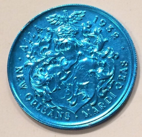 1986 Kelly McClanahan Krewe of Maharanee Alla New Orleans Mardi Gras Doubloon