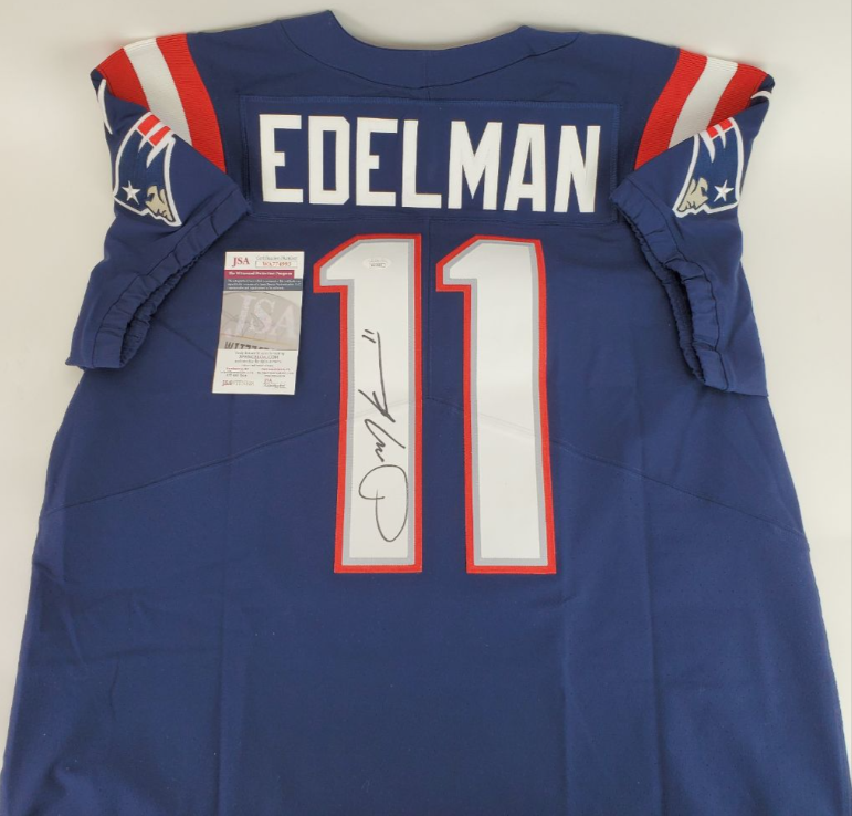 Julian Edelman Signed New England Patriots Nike Elite On