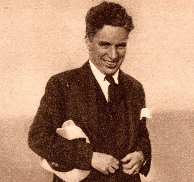 Charlie Chaplin Postcard RPPC Silent Film Star n185