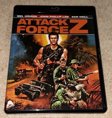 Attack Force Z Blu-Ray Disc Severin Films Mel Gibson John Phillip Law Sam Neill