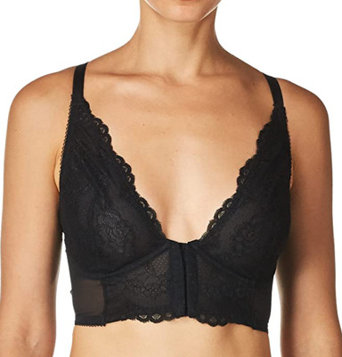 Gossard Black Superboost Lace Deep V Underwire Bra 42B NEW