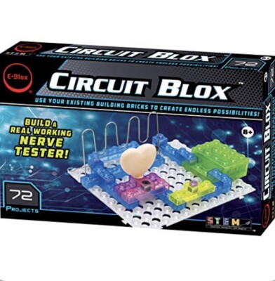 E-Blox Circuit Blox Builder - 72 Projects Circuit Board Building Blocks Kids