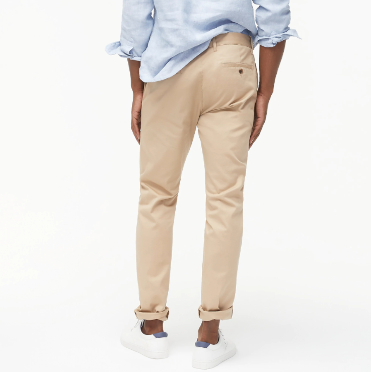 J Crew Factory Mens SlimFit Flex Khaki Pants Size 34 EBG