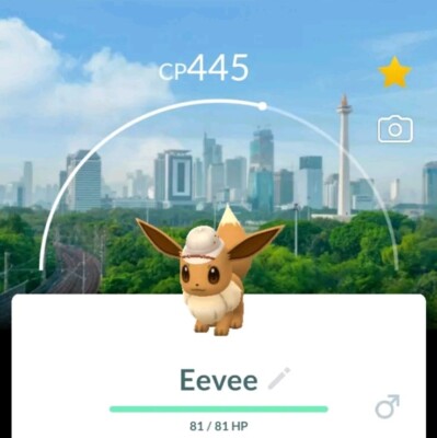 Pokémon Go/EEVEE with JAKARTA-Indonesia Background/SAFARI ZONE