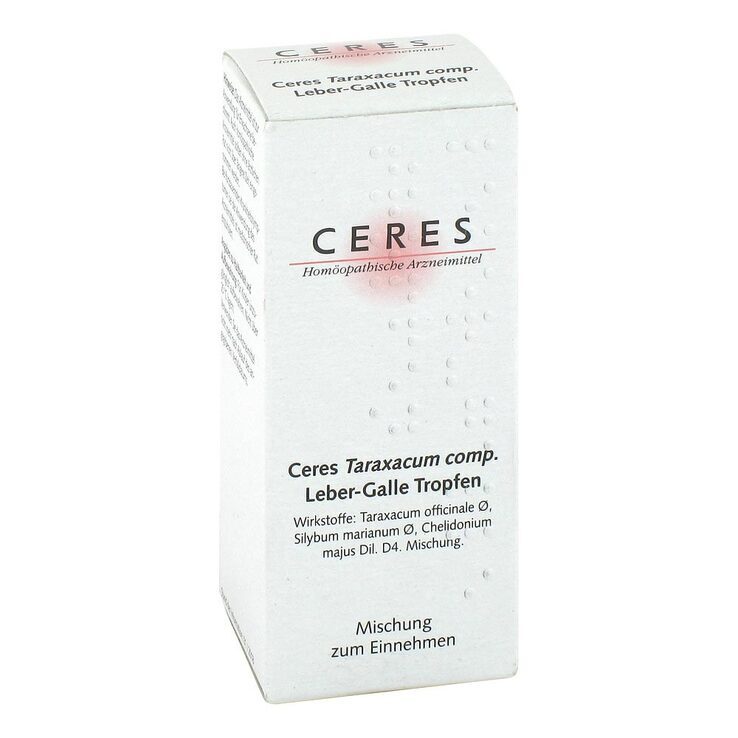 Ceres Taraxacum Comp.Leber-Galle Tropfen · 20 Ml · Pzn 14050869