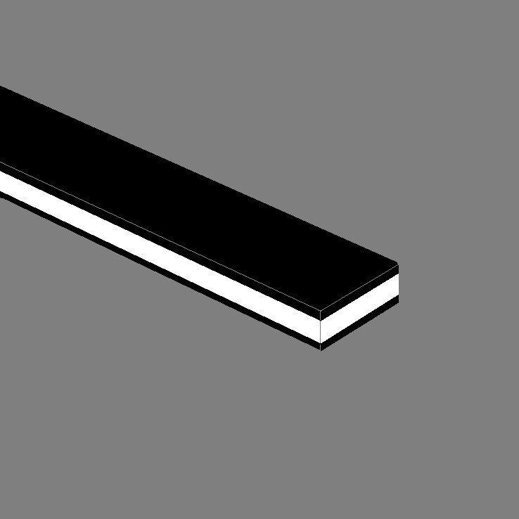 10x Guitar Violin Binding Purfling Inlay  Black/White/Black 38" (840mm)