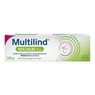 Multilind Heilsalbe mit Nystatin und Zinkoxid · 100 g · PZN 20022630