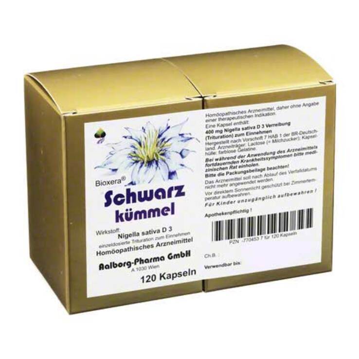 SchwarzkÃ¼Mmel Kapseln Â· 120 St Â· Pzn 07704537