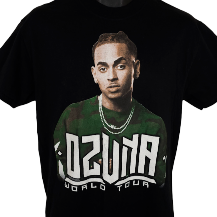 【PORTERNA】Company T-Shirt Ozuna T Shirt Mens Size Medium Black 2018 World Tour Puerto