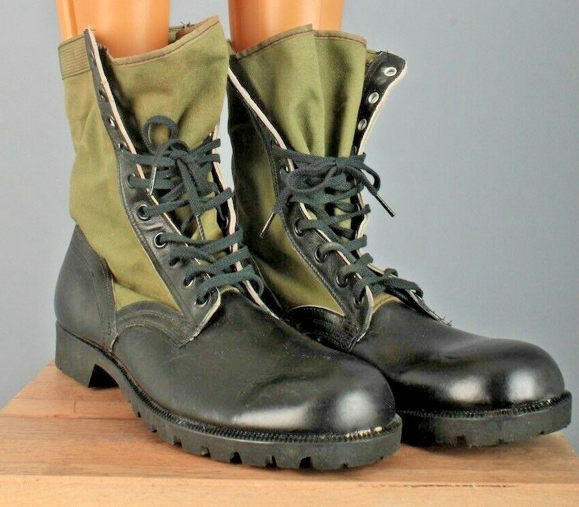 個人装備 1960's-70's Vietnam war jungle boots VTG Men's 1960s US Army Combat Jungle Boots 10 XN Extra