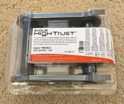 Evolis R5F208A100 YMCKO Color Ribbon 300 Print Primacy 2 Original