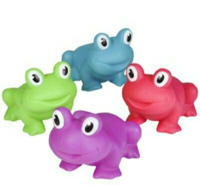 Large Frog Squeeze Sound Toy Animal Zoo Safari Birthday Gift Party Favor Prize