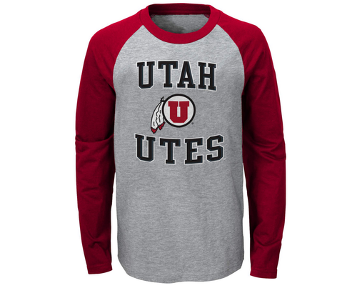 Outerstuff NCAA Kids Utah Utes Constant Футболка реглан с длинными рукавами