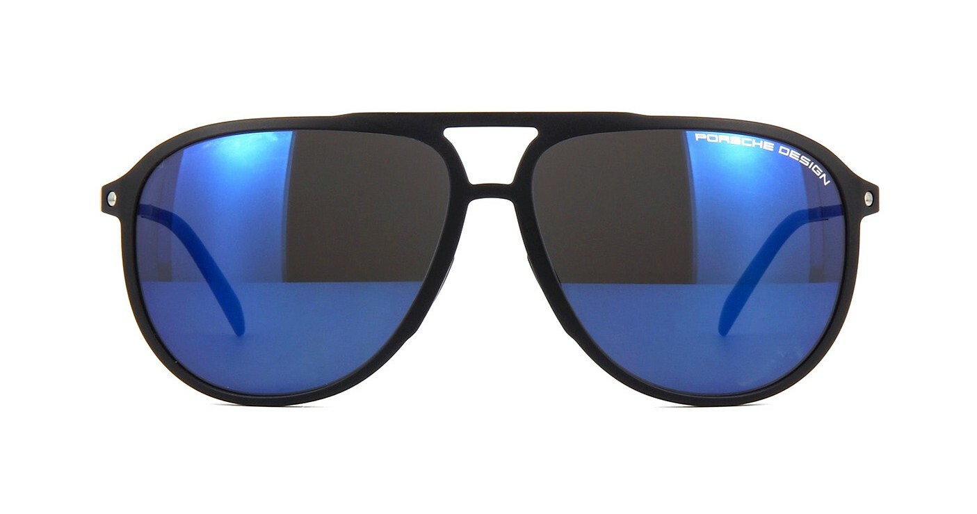 Pre-owned Porsche Design Saint Laurent Sl M124 Black/grey (001) Sunglasses In Grey Blue Mirrored