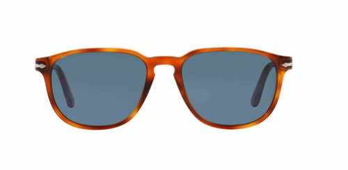 Pre-owned Persol 0po 3019 S 96/56 Terra Di Siena Sunglasses In Blue