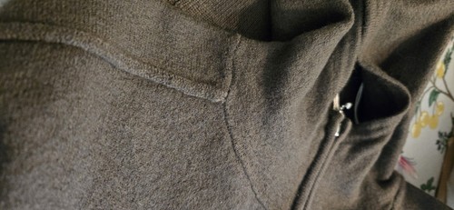 Pre-owned Burberry $1800 Mens  Brown Wool Zip Hoodie Size Xl Authentic