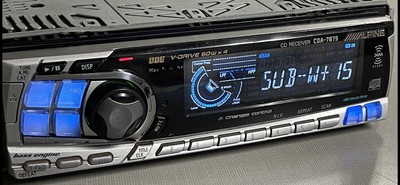 ALPINE CDA-7875 OLD SCHOOL CAR AUDIO STEREO DETACHABLE CD SQ ALPINE CDA-7875 OLD SCHOOL CAR AUDIO STEREO DETACHABLE CD SQ
