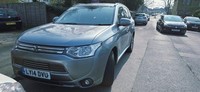 2014 Mitsubishi Outlander 2.0h 12kWh GX3h SUV 5dr Petrol Plug-in Hybrid CVT 4WD