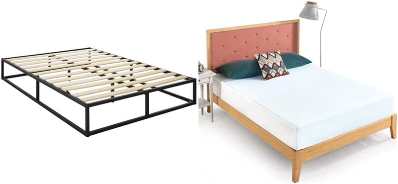 Joseph Metal Platforma Bed Frame, Full & 10 Inch Green Tea C